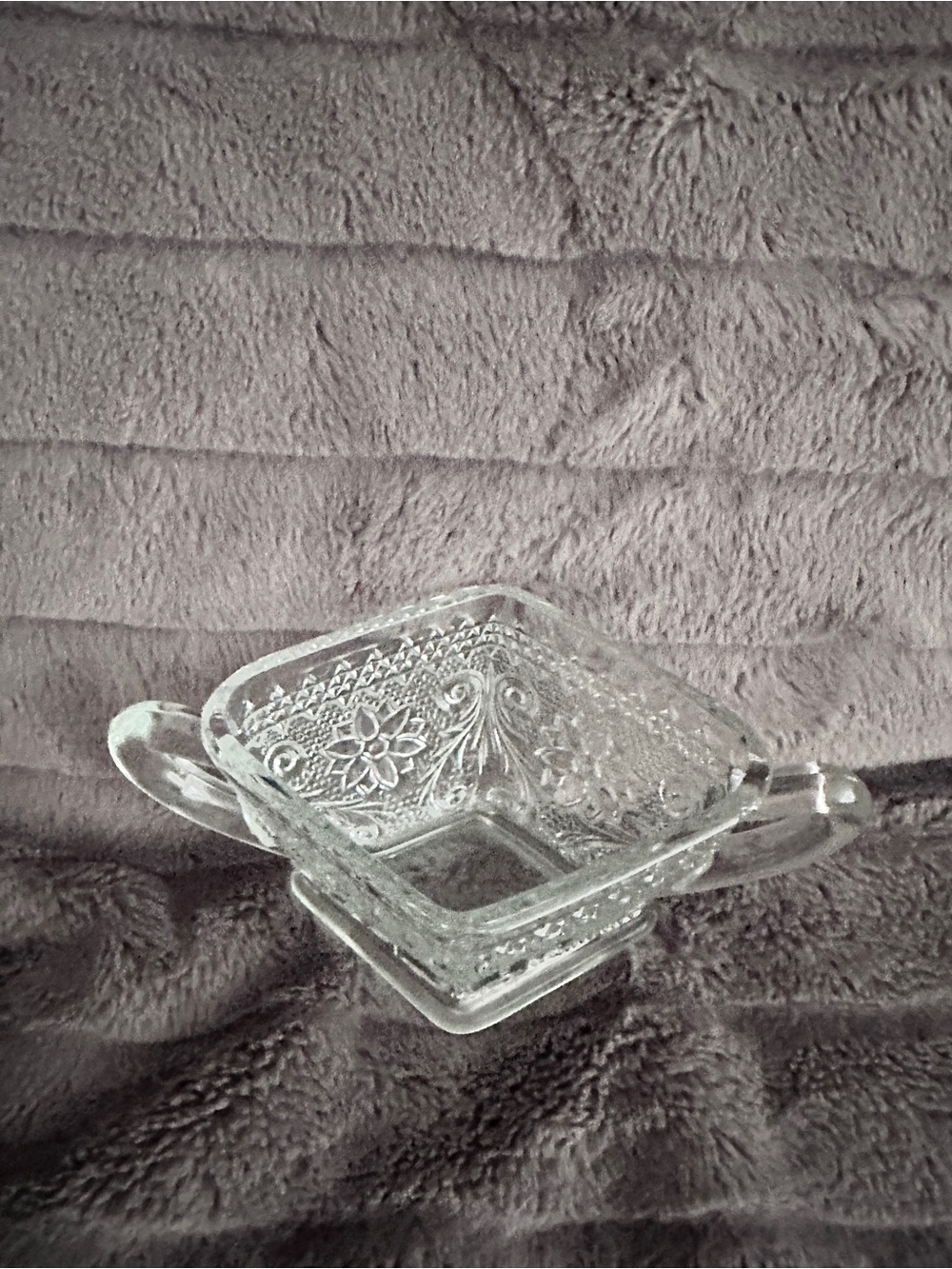 Indiana Clear Sandwich Glass Tiara Pattern Sugar Bowl Vintage 1980s In Exc Cond!